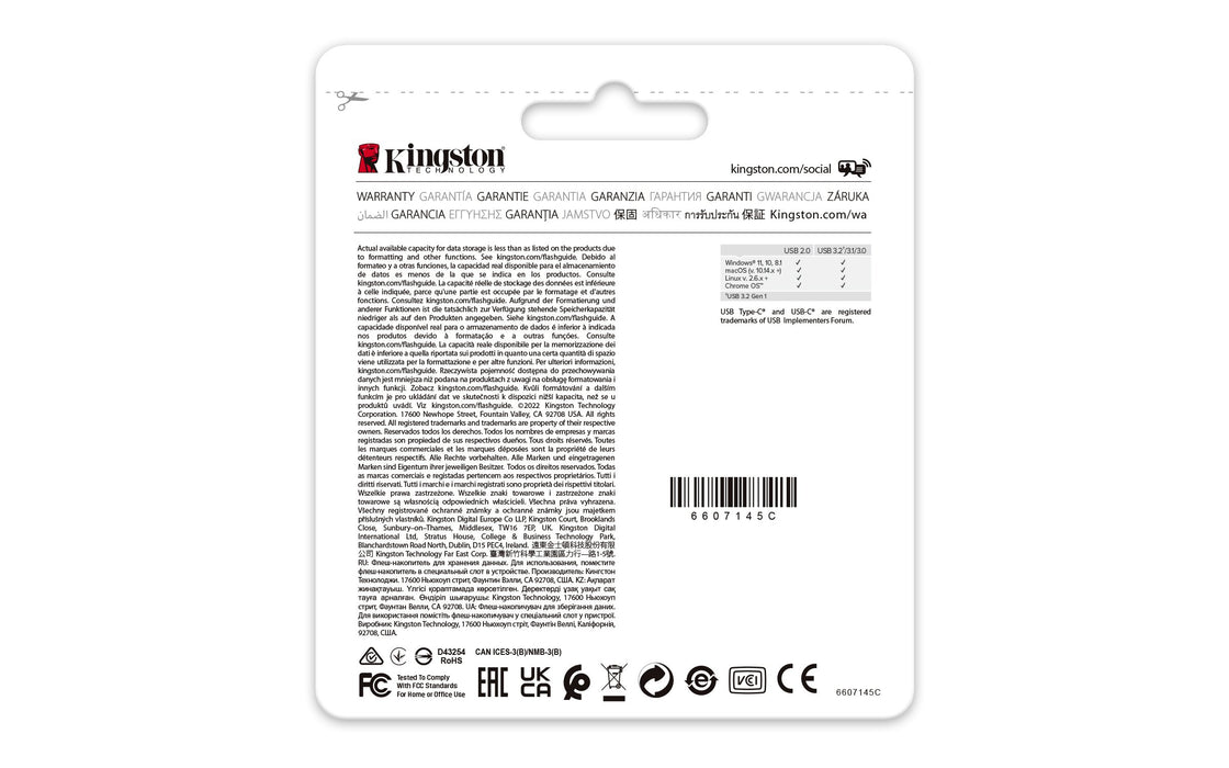 EAN 0740617330656 - Kingston Technology DataTraveler 80 M unidad flash USB USB Tipo C 3.2 Gen 1 (3.1 Gen 1) Negro, Azul imagen 7