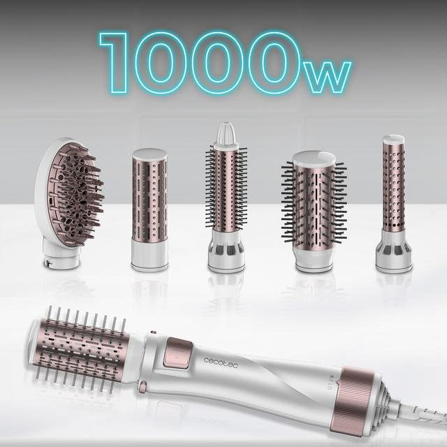 EAN 8435484034463 - Cecotec 03446 Utensilio de peinado Herramienta de peinado con múltiples accesorios Caliente Gris, Oro ros imagen 6