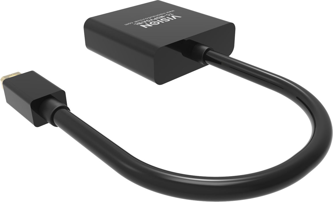EAN 4979356000001 - Vision TC-MDPVGA/BL adaptador de cable de vídeo Mini DisplayPort VGA (D-Sub) Negro imagen 5