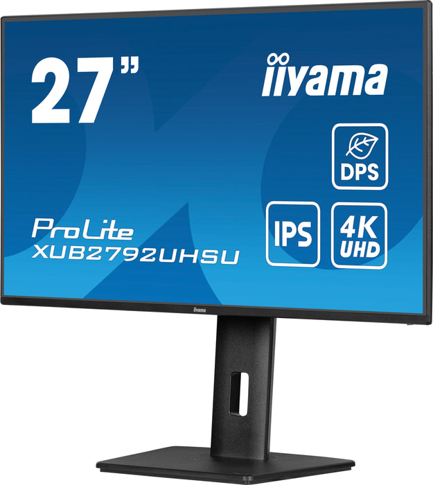 EAN 4948570123803 - iiyama ProLite XUB2792UHSU-B6 pantalla para PC 68,6 cm (27") 3840 x 2160 Pixeles 4K Ultra HD LED Negro imagen 5