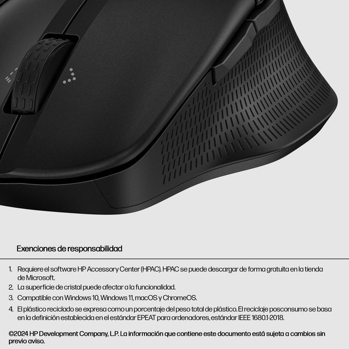 EAN 5715063677353 - HP 685 Comfort Dual-Mode Mouse ratón Hogar mano derecha Bluetooth + USB Type-A 1200 DPI imagen 7