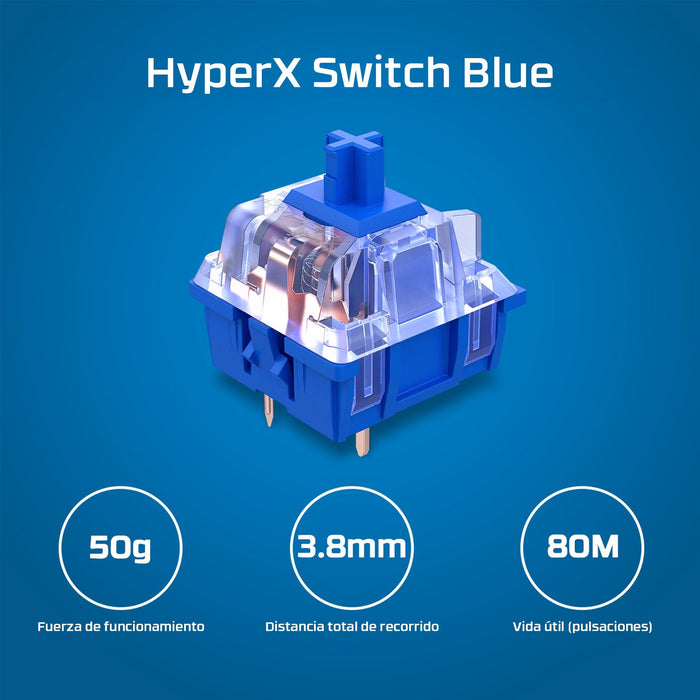 EAN 0196548062034 - HyperX Alloy Origins PBT HX Red Gaming Keyboard teclado Juego USB No Negro imagen 3