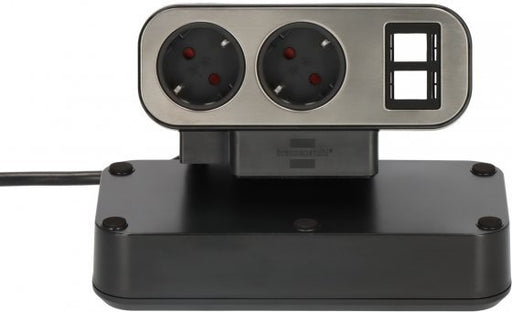 EAN 4007123682157 - Brennenstuhl 1153580110 base múltiple 2 m 9 salidas AC Interior Negro, Plata imagen 2