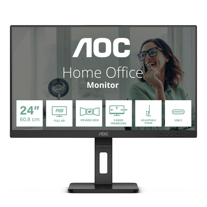 EAN 4038986140751 - AOC 24P3CV LED display 60,5 cm (23.8") 1920 x 1080 Pixeles Full HD Negro imagen 1