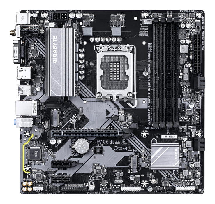 EAN 4719331867638 - GIGABYTE B760M D3HP WIFI6 placa base Intel B760 Express LGA 1700 micro ATX imagen 2