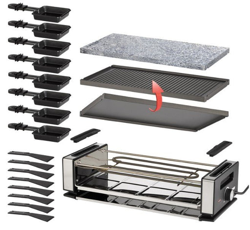 EAN 4011689487606 - Unold 48760 parrilla de interior 8 personas(s) 1200 W Negro, Acero inoxidable imagen 2