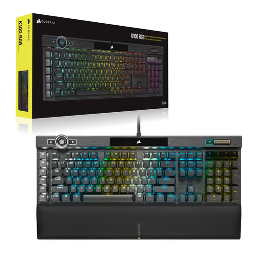 EAN 0840006624042 - Corsair K100 RGB Optical-Mechanical Gaming teclado Juego USB QWERTZ Alemán Negro imagen 2