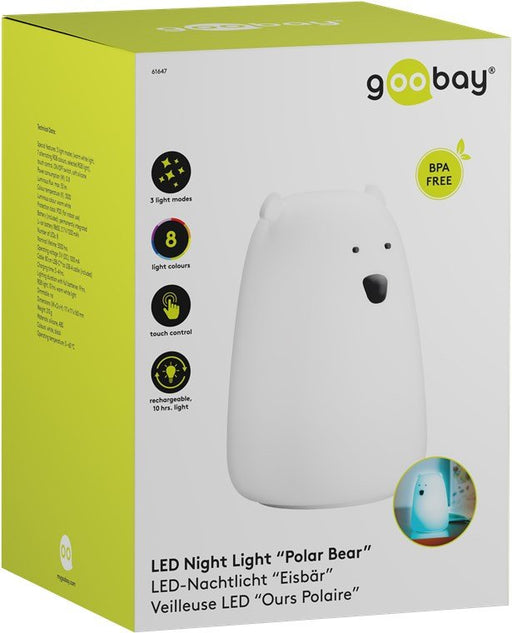 EAN 4040849616471 - Goobay 61647 luz nocturna para bebés Independiente Negro, Blanco LED imagen 2