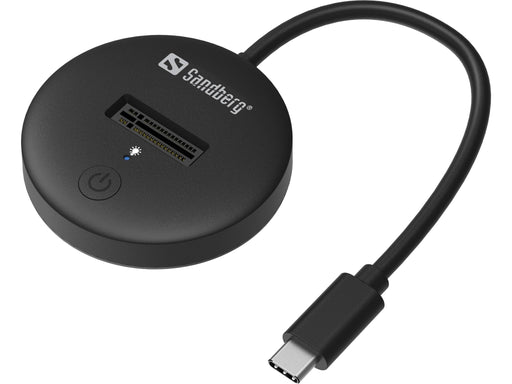 EAN 5705730136474 - Sandberg 136-47 base de conexión para disco duro USB Tipo C Negro imagen 1