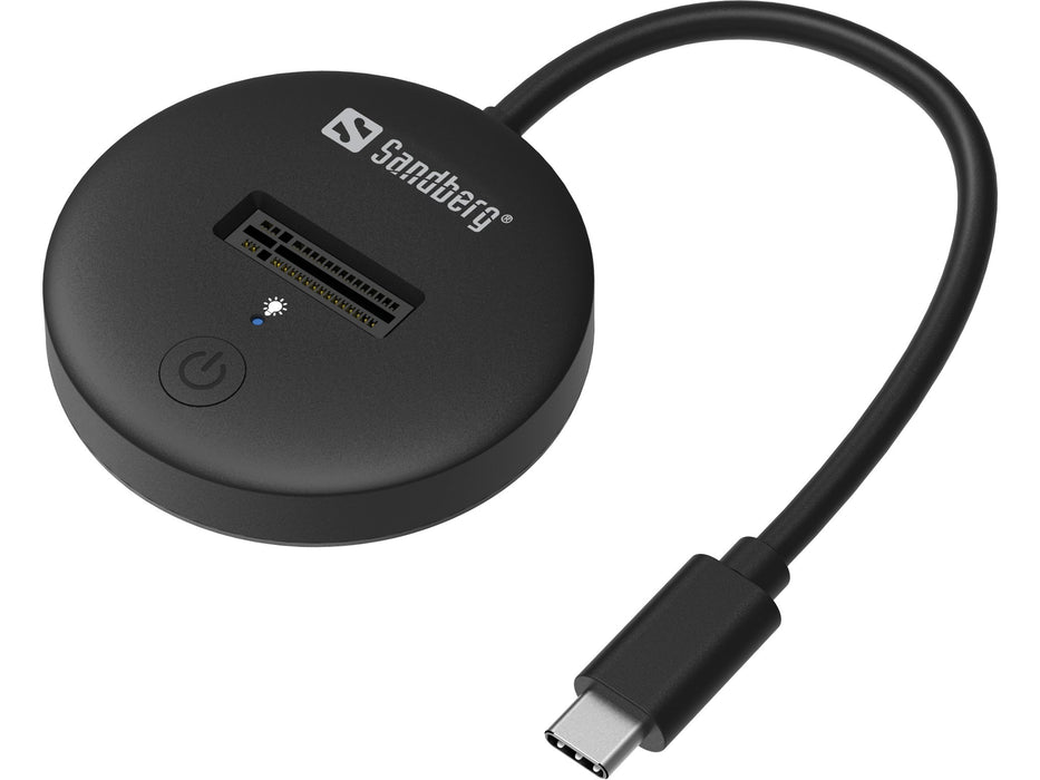 EAN 5705730136474 - Sandberg 136-47 base de conexión para disco duro USB Tipo C Negro imagen 1