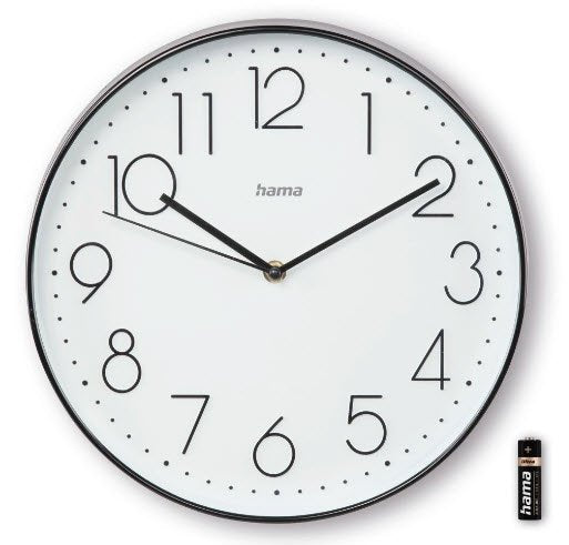 EAN 4047443517630 - Hama Corsica Reloj de cuarzo Alrededor Negro, Blanco imagen 4