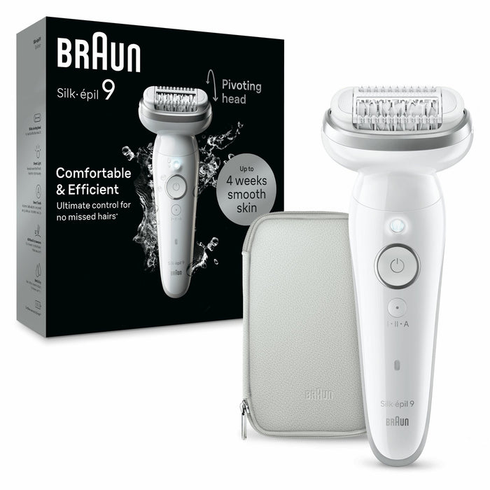 EAN 7500435225236 - Braun Silk-épil 9 9-011 40 pinzas Plata, Blanco imagen 1