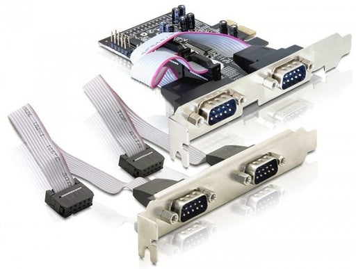 EAN 4043619891788 - DeLOCK 4 x serial PCI Express card tarjeta y adaptador de interfaz imagen 1