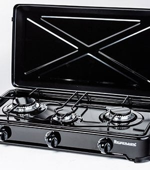 EAN 5902230901421 - Ravanson K-03TB Negro, Blanco Encimera 60 cm Encimera de gas 3 zona(s) imagen 2