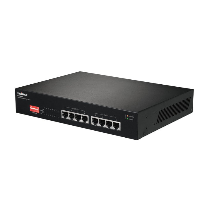 EAN 4717964701589 - Edimax GS-1008P V2 switch Gigabit Ethernet (10/100/1000) Energía sobre Ethernet (PoE) Negro imagen 3