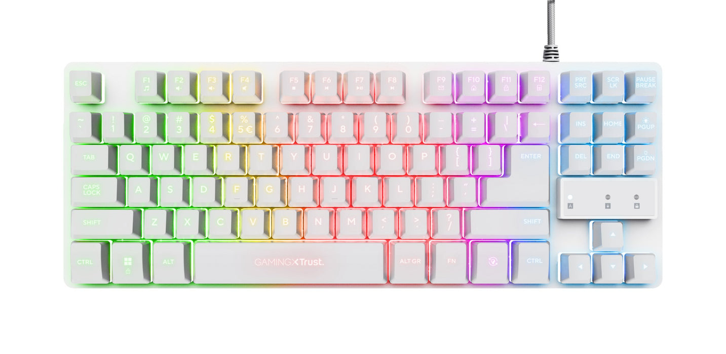 EAN 8713439247398 - Trust GXT 833W Thado teclado Juego USB QWERTY Español Blanco imagen 2