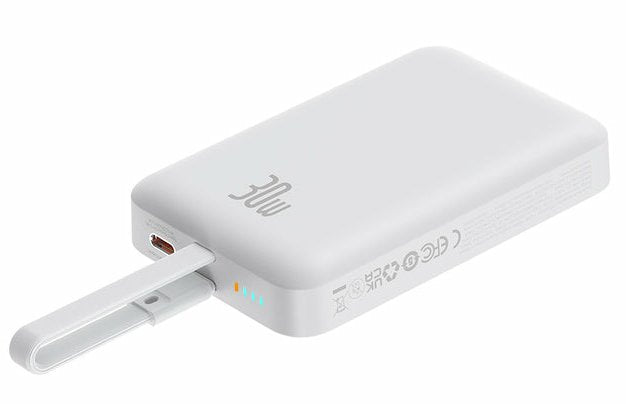 EAN 0850056972468 - Baseus P1002210B223-00 batería externa Polímero de litio 10000 mAh Cargador inalámbrico Blanco imagen 6