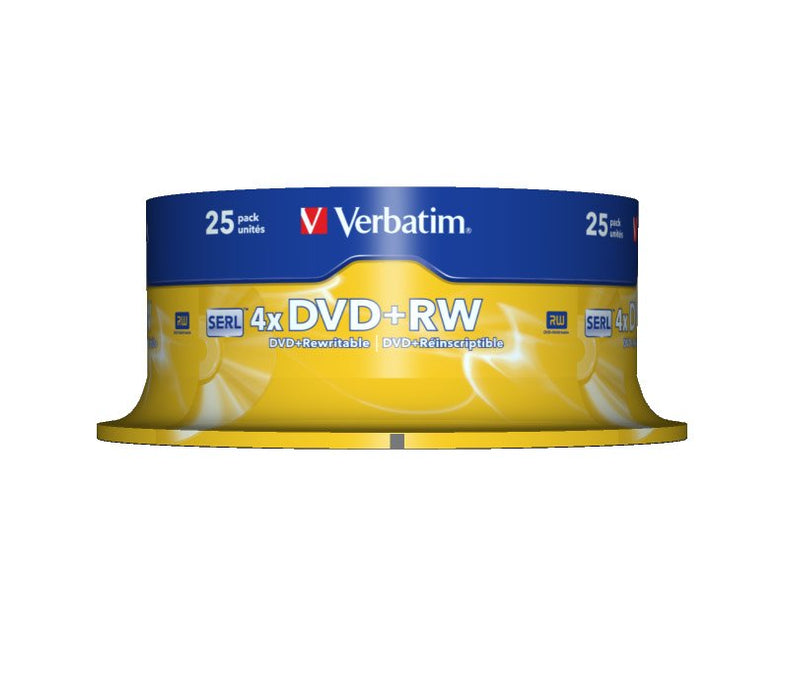 EAN 0023942434894 - Verbatim DVD+RW Matt Silver 4,7 GB 25 pieza(s) imagen 2