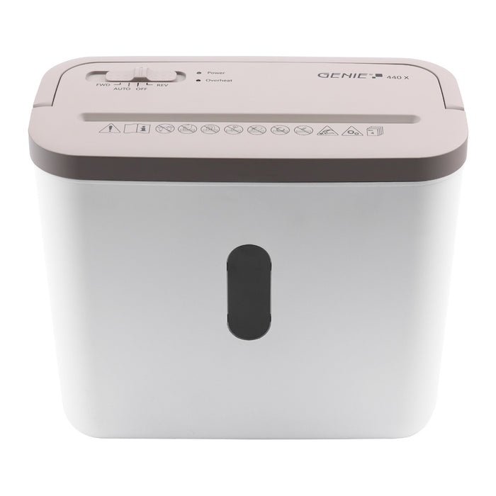 EAN 4030152953691 - Genie 440 X BR triturador de papel Corte cruzado 72 dB Marrón, Blanco imagen 3