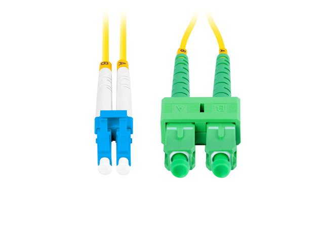 EAN 5901969439977 - Lanberg FO-LUSA-SD11-0020-YE Cable de fibra óptica e InfiniBand 2 m SC LC LC/SC Amarillo imagen 3