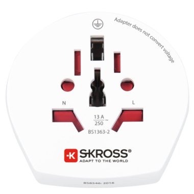 EAN 7640166320111 - Skross 1500211-E adaptador de enchufe eléctrico Tipo F Universal Blanco imagen 1