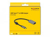 EAN 4043619665716 - DeLOCK 66571 adaptador de cable de vídeo 0,2 m USB Tipo C HDMI tipo A (Estándar) Negro, Gris imagen 2