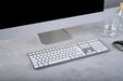 EAN 4025112099656 - CHERRY KW 9100 SLIM FOR MAC teclado Universal USB + Bluetooth QWERTZ Alemán Plata imagen 2