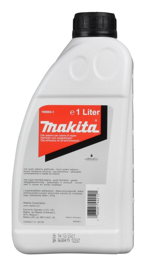 EAN 0088381442121 - Makita 195093-1 aceite para barra y cadena 1 L imagen 1