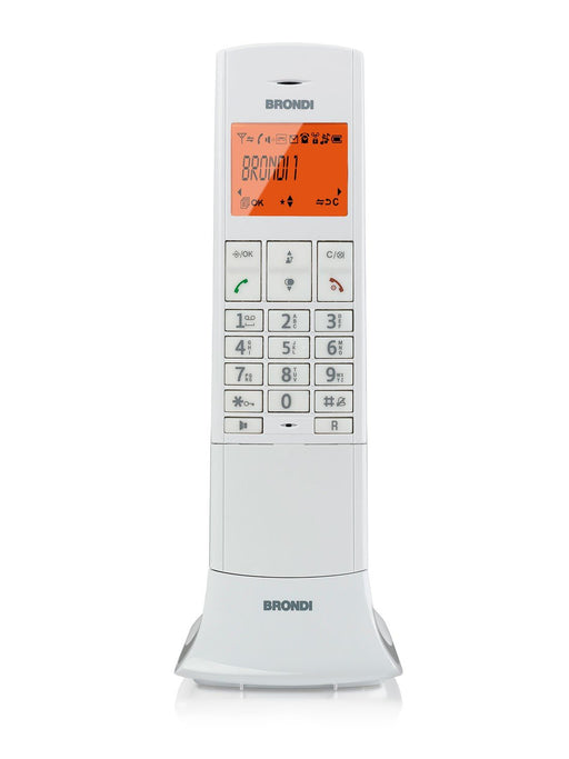 EAN 8015908739213 - Brondi Lemure Teléfono DECT Identificador de llamadas Blanco imagen 1