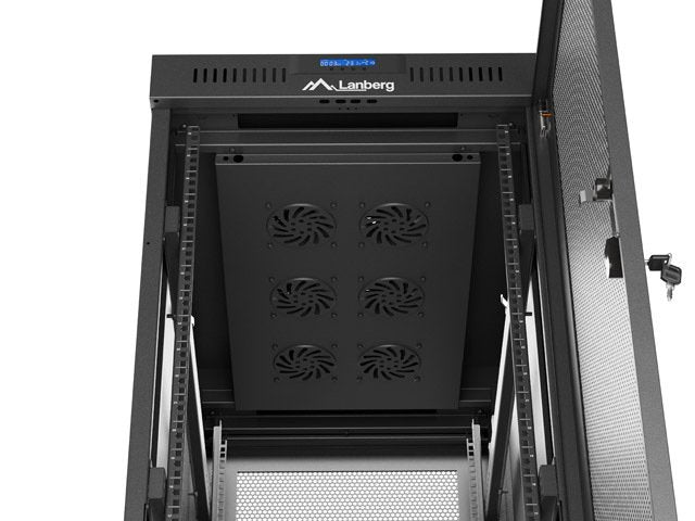 EAN 5901969446852 - Lanberg FF01-6032-23BL armario rack 32U Rack o bastidor independiente Negro imagen 8