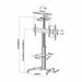 EAN 8436574703412 - AISENS FT70TRE-037 soporte para pantalla de señalización 177,8 cm (70") Negro, Plata imagen 5