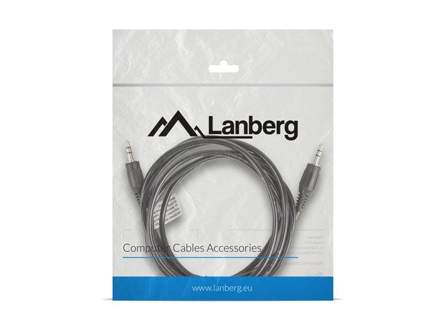 EAN 5901969413267 - Lanberg CA-MJMJ-10CC-0020-BK cable de audio 2 m 3,5mm Negro imagen 4