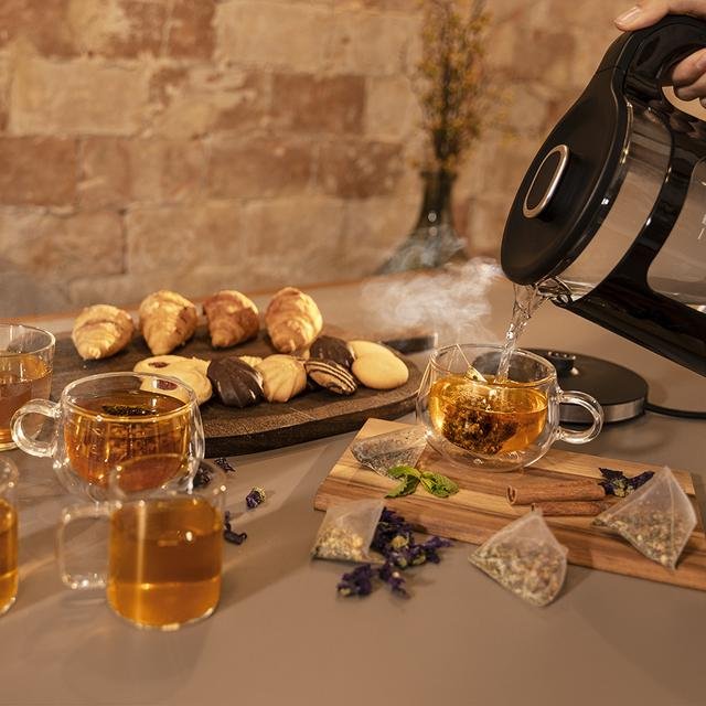 EAN 8435484014397 - Cecotec Thermosense 330 Glassy tetera eléctrica 1,7 L 2200 W Negro imagen 5