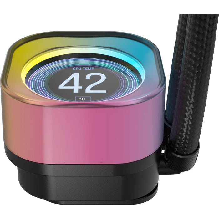 EAN 840006665908 - Corsair iCUE LINK H150i LCD Procesador Refrigerador de aire 12 cm Negro 3 pieza(s) imagen 3