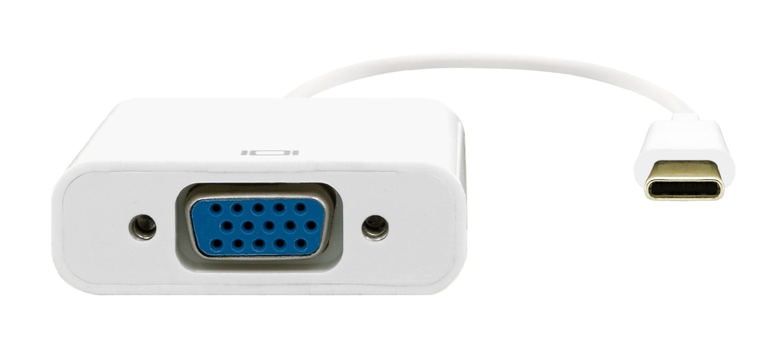 EAN 5714590106480 - ProXtend USBC-VGA-0002W adaptador de cable de vídeo 0,2 m USB Tipo C VGA (D-Sub) Blanco imagen 2