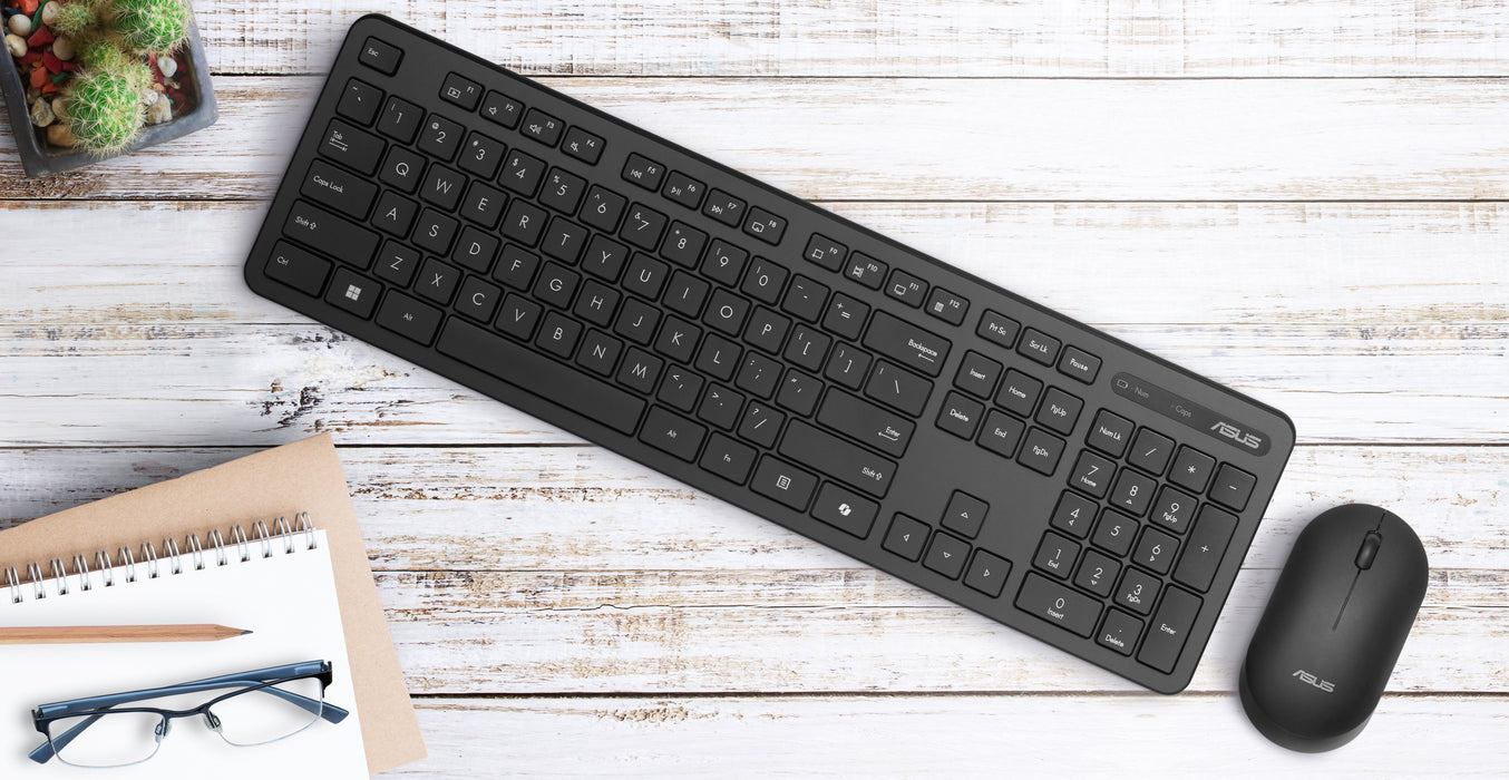 EAN 4711387539606 - ASUS CW100 teclado Ratón incluido Universal RF inalámbrica + USB Negro imagen 12