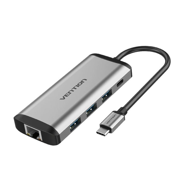 EAN 6922794742611 - Vention THAHB base para portátil y replicador de puertos Alámbrico USB 3.2 Gen 1 (3.1 Gen 1) Type-C Gris, imagen 1