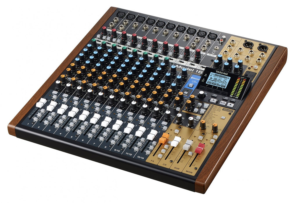 EAN 4907034131266 - Tascam MODEL 16 mezclador DJ 16 canales 20 - 30000 Hz Negro, Oro, Madera imagen 7