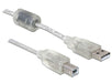 EAN 4043619820573 - DeLOCK 2.0 A-B - 0.5m cable USB 0,5 m USB A USB B Gris imagen 2