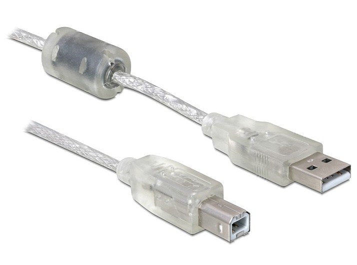 EAN 4043619820573 - DeLOCK 2.0 A-B - 0.5m cable USB 0,5 m USB A USB B Gris imagen 2