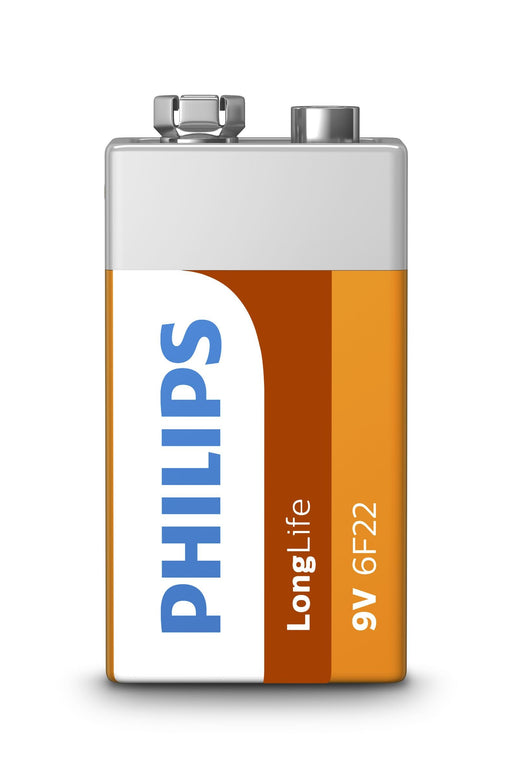 EAN 8712581549558 - Philips LongLife 6F22L1B/10 pila doméstica Batería de un solo uso Zinc-carbono imagen 1
