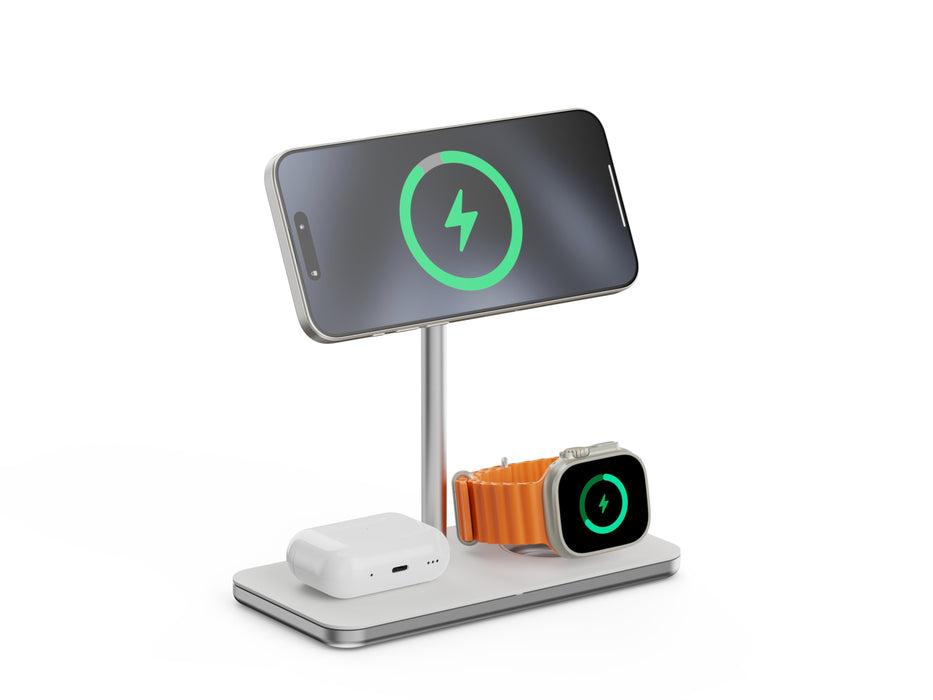 EAN 8720574622683 - LINQ LQ48038 cargador de dispositivo móvil Auriculares, Reloj inteligente Plata, Blanco Corriente alterna imagen 9