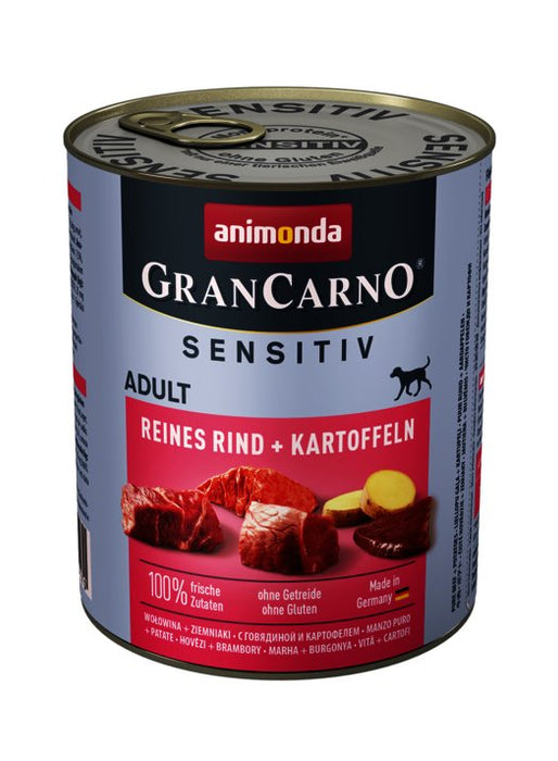 EAN 4017721824170 - animonda GranCarno pure beef + potatoes Ternera, Patata Adulto 800 g imagen 1