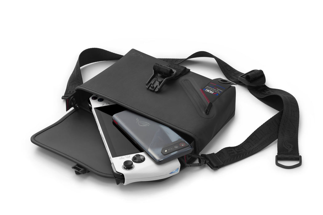 EAN 4711387219294 - ASUS ROG SLASH Sling Bag 2.0 Poliéster, Poliuretano (PU), Termoplástico de poliuretano (TPU) Negro, Azul, imagen 14