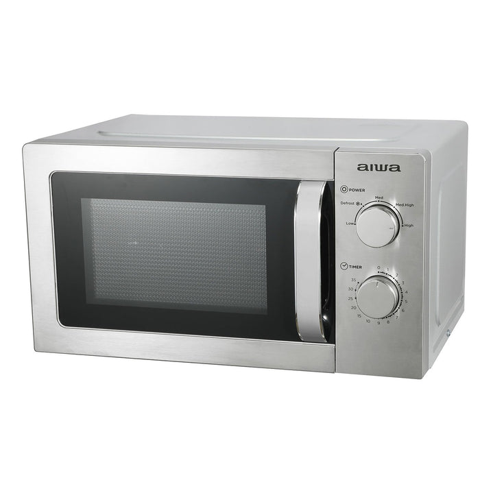EAN 8435256898040 - Aiwa MW-200SL microondas Plata, Acero inoxidable Solo microondas Encimera 20 L 700 W imagen 1