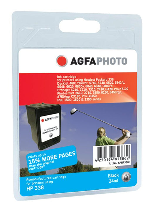 EAN 4250164813862 - AgfaPhoto APHP338B cartucho de tinta 1 pieza(s) Negro imagen 1