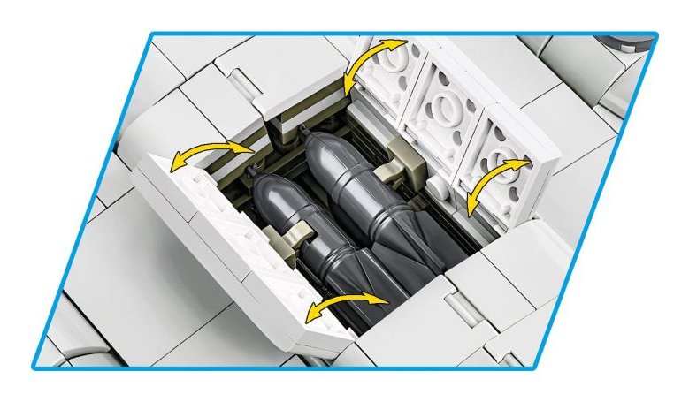 EAN 5902251057497 - COBI Boeing B-17F Flying Fortress "Memphis Belle" - Executive Edition imagen 8