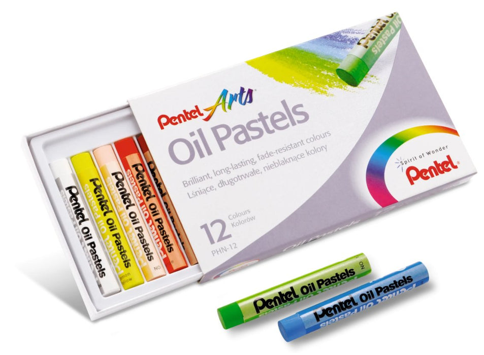 EAN 4711577003573 - Pentel PHN-12 pastel Pastel al óleo Multicolor 12 pieza(s) imagen 3