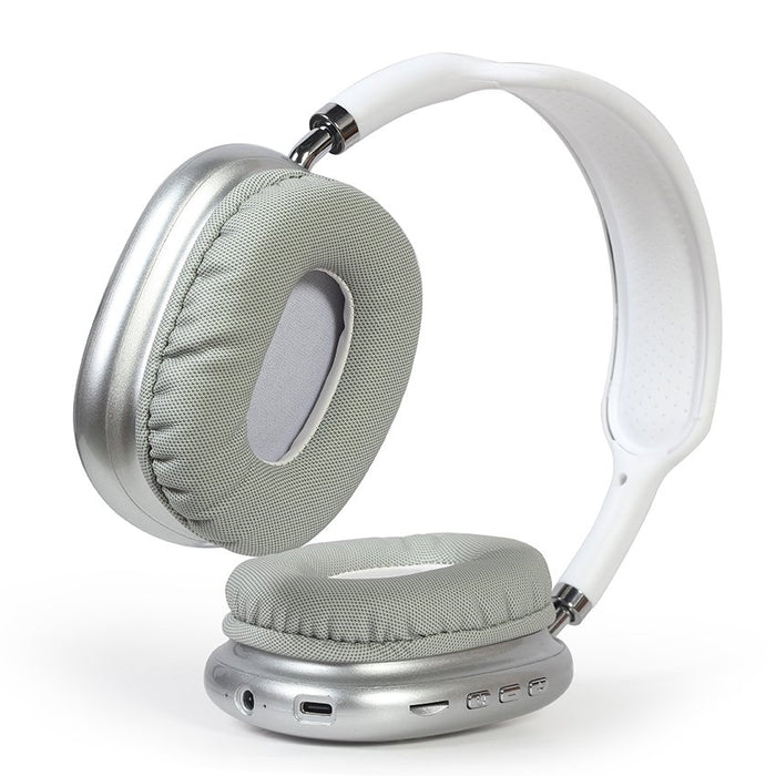 EAN 8716309123112 - Gembird BHP-LED-02-W auricular y casco Auriculares Inalámbrico Diadema Llamadas/Música Bluetooth Blanco imagen 3