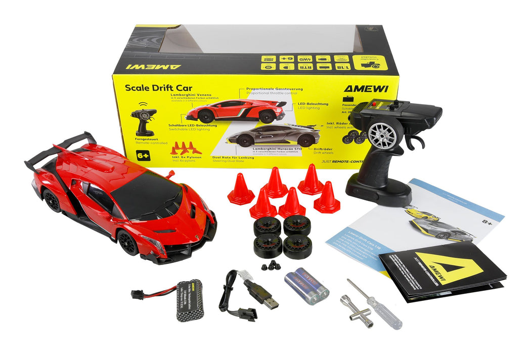 EAN 4262500342974 - Amewi Veneno modelo controlado por radio Coche de carreras Motor eléctrico 1:18 imagen 2